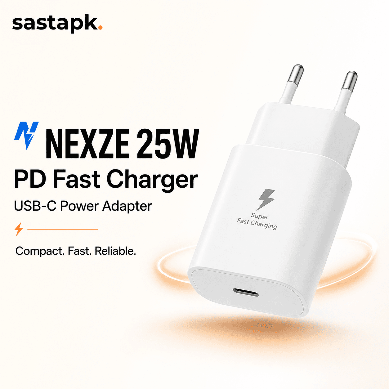 Nexze 25W USB-C PD Fast Charger with Type-C Cable